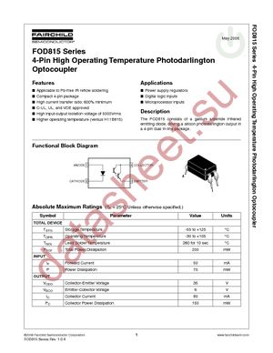 FOD8153SD datasheet  